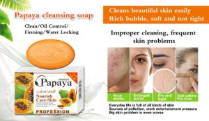 Papaya soap ,milk thistle soap and vitamin C soap