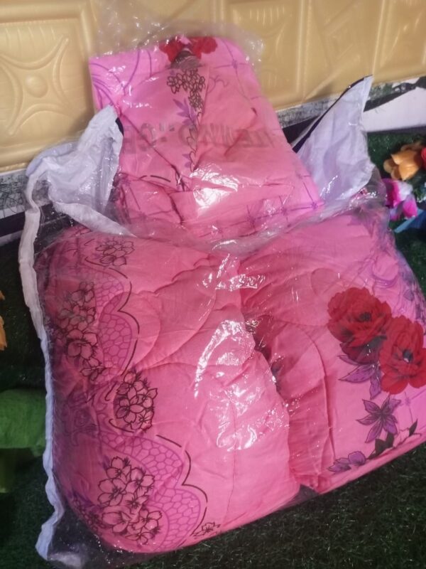 Bedsheet, pillow cases and Duvet