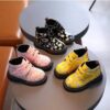 Children boots and shoes