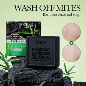 Charcoal bamboo soap