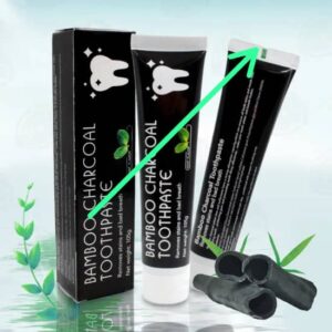 Charcoal tooth paste