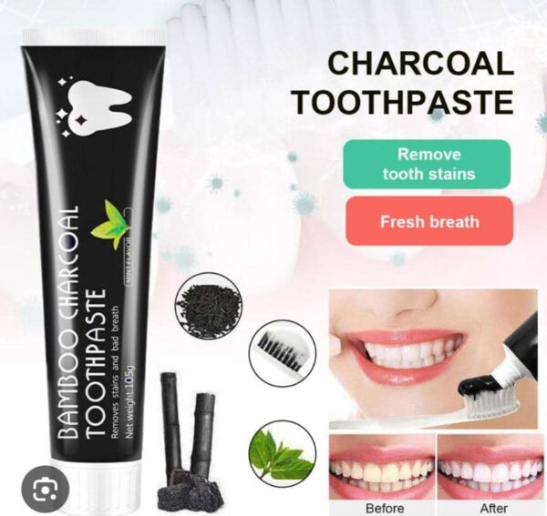 Charcoal tooth paste