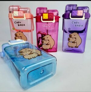 Two compartment water bottles